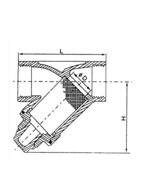 QL11W-40P系列过滤器画线图